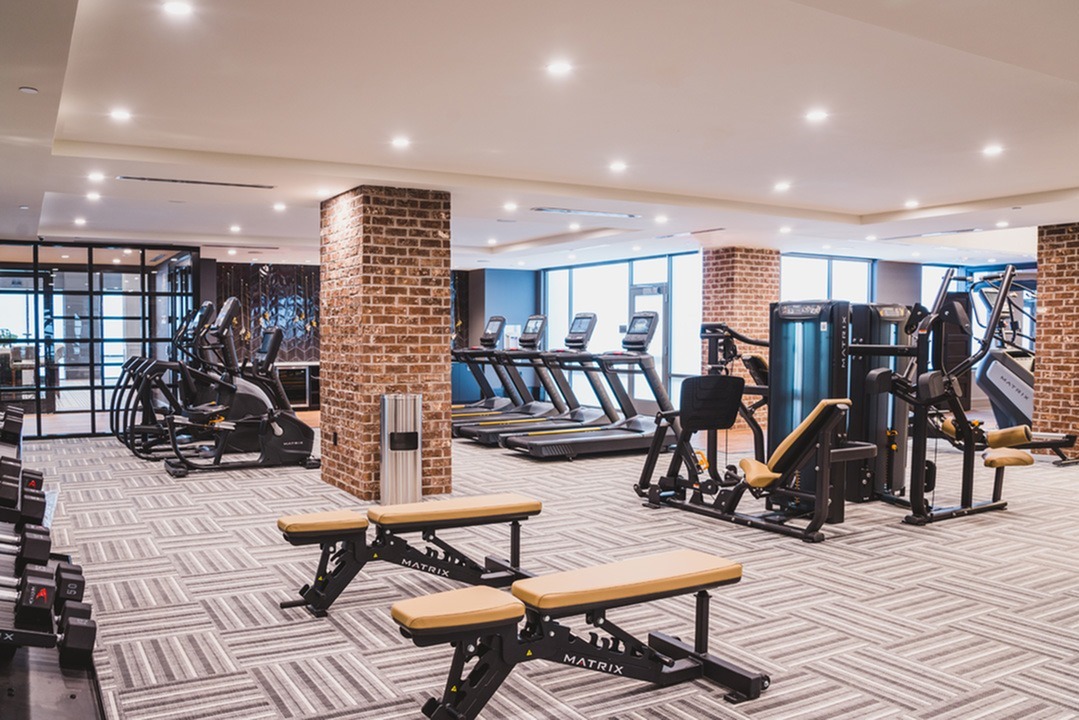 Fitness Studio with Cardio & Weight Stations