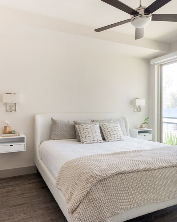 Ceiling Fan in Living Room + Primary Bedroom*