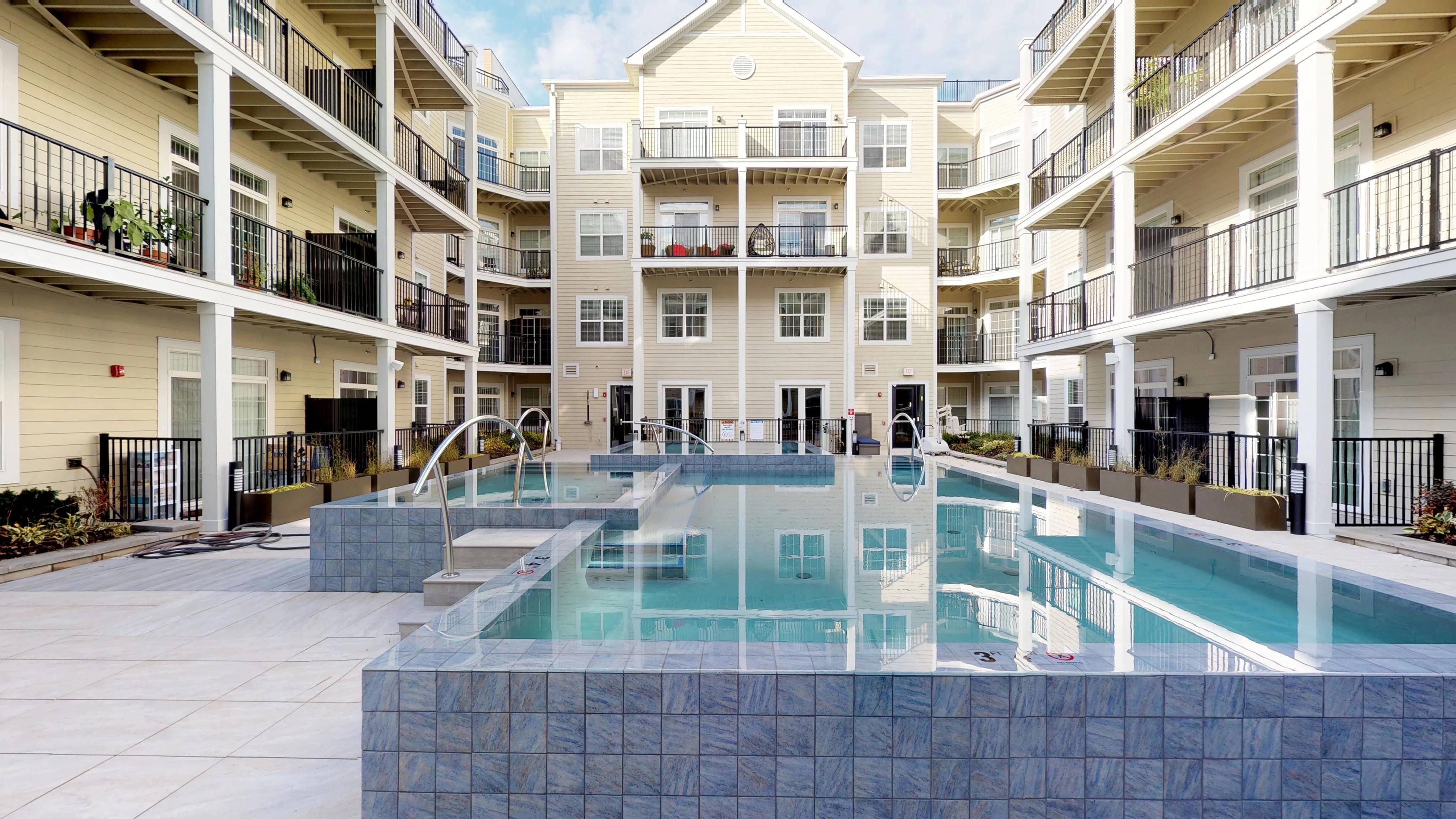 Resort-inspired pool at Modera 55