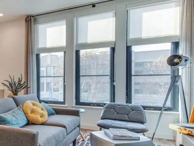 Floor to ceiling windows