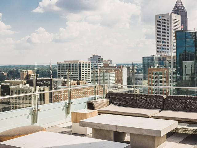 Stunning views from our scenic sky lounge