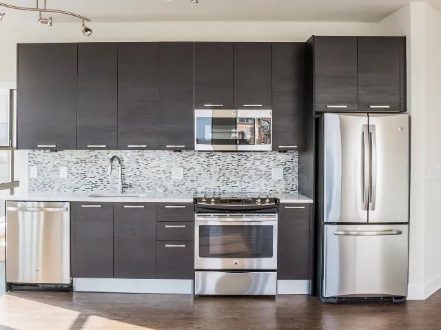 Stainless Appliances and Custom Cabinetry