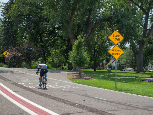 Outdoor image of biking and walking path