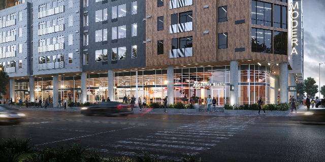 Modera River Trail street view rendering of exterior