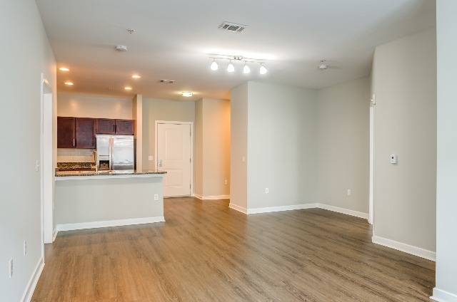 Sustainable wood plank-style flooring