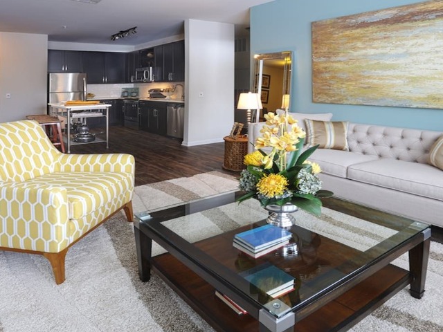 Living space image of apartment at Modera 44