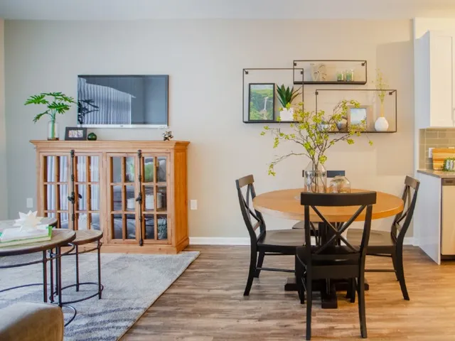 Living area at Modera 55