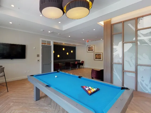 Image of pool table area