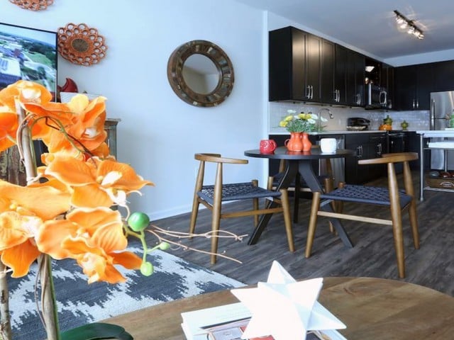 Sustainable wood plank-style flooring
