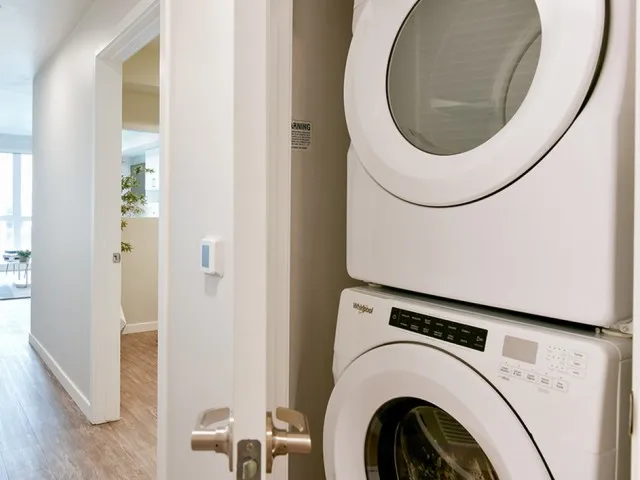Full size washer and dryer