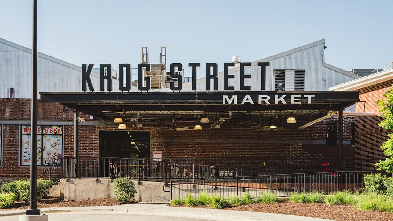 Exterior of local establishment Krog Street Market
