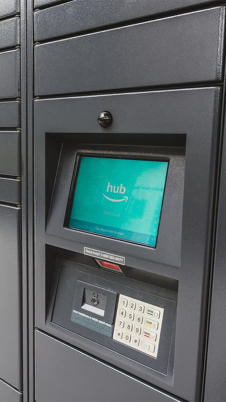 Amazon Hub package lockers