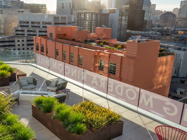 Rincon hill outdoor terrace and lounge