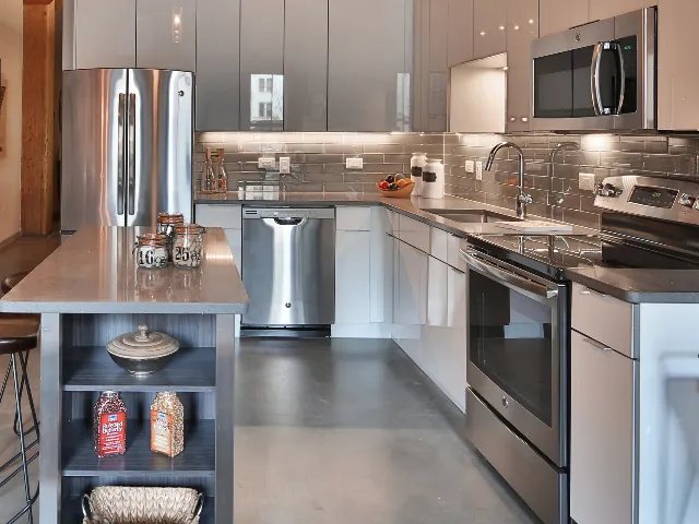Stainless steel appliances