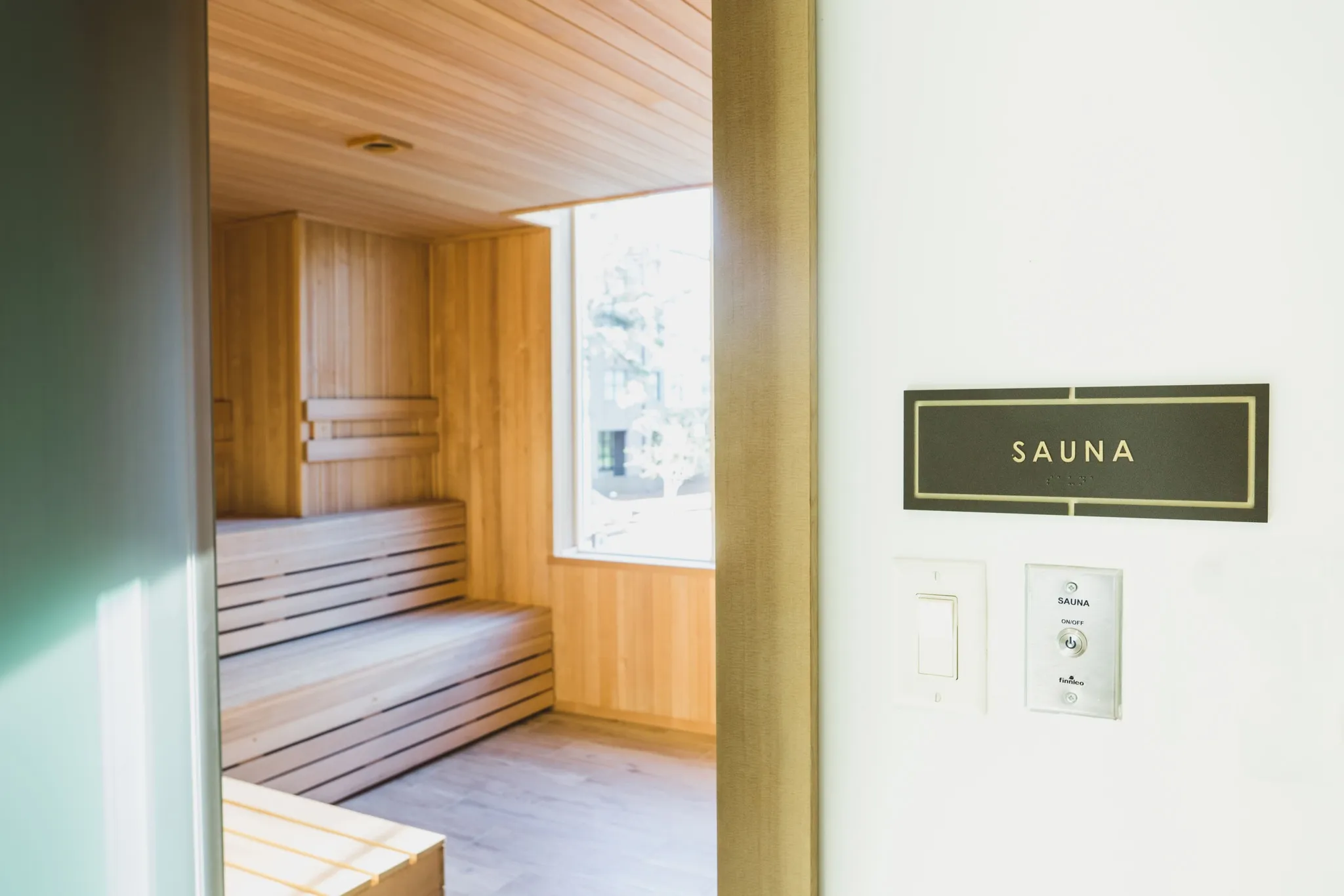 sauna room at modera decatur apartment homes for rent in georgia