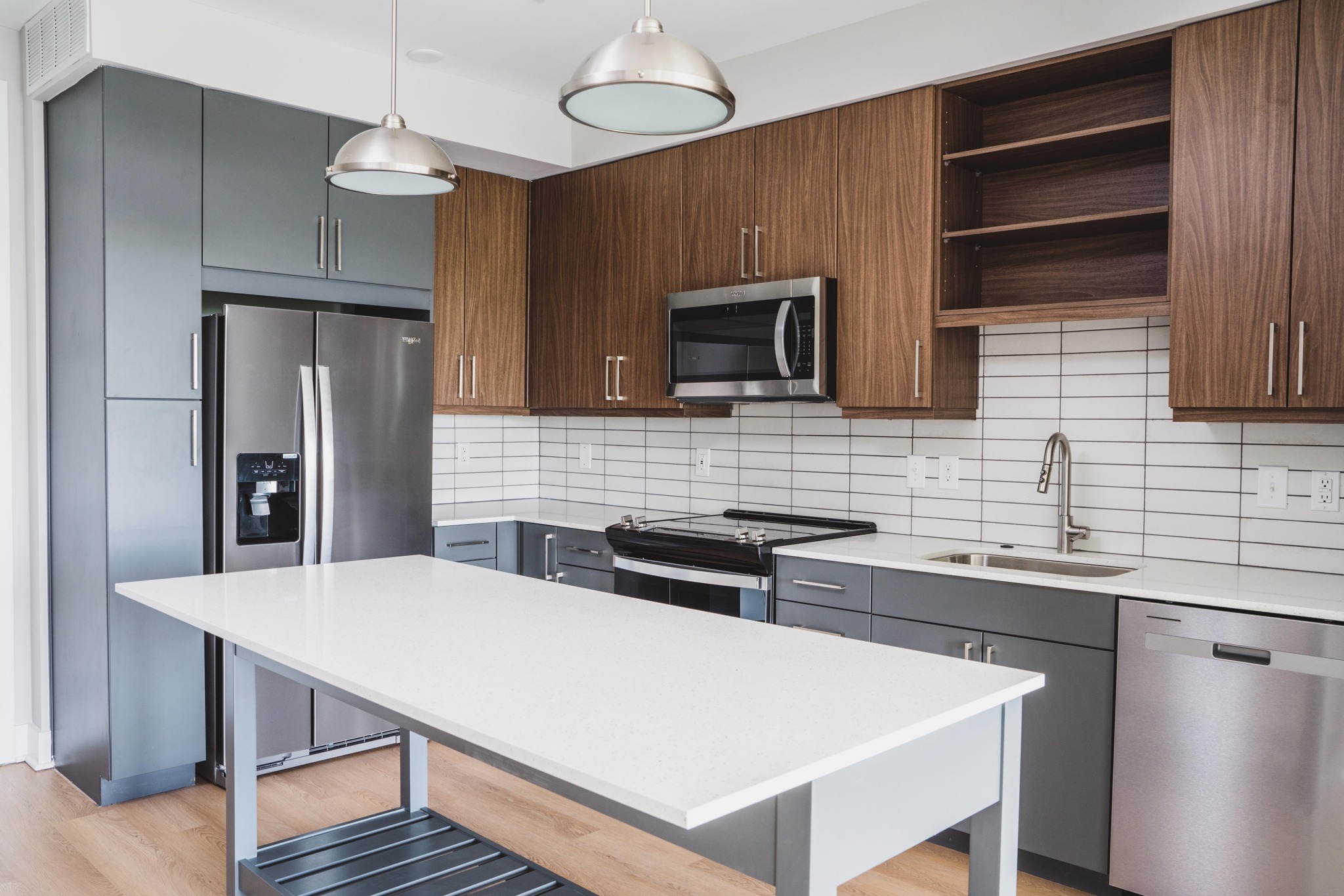 chef inspired kitchen at modera germantown apartment homes for rent in nashville tennessee