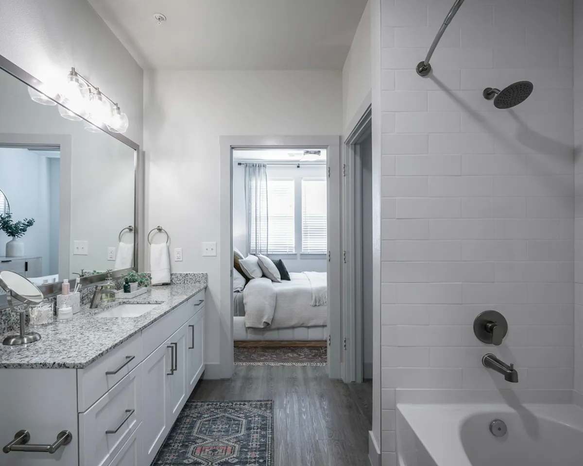 serene bathrooms with spa-like soaking tubs