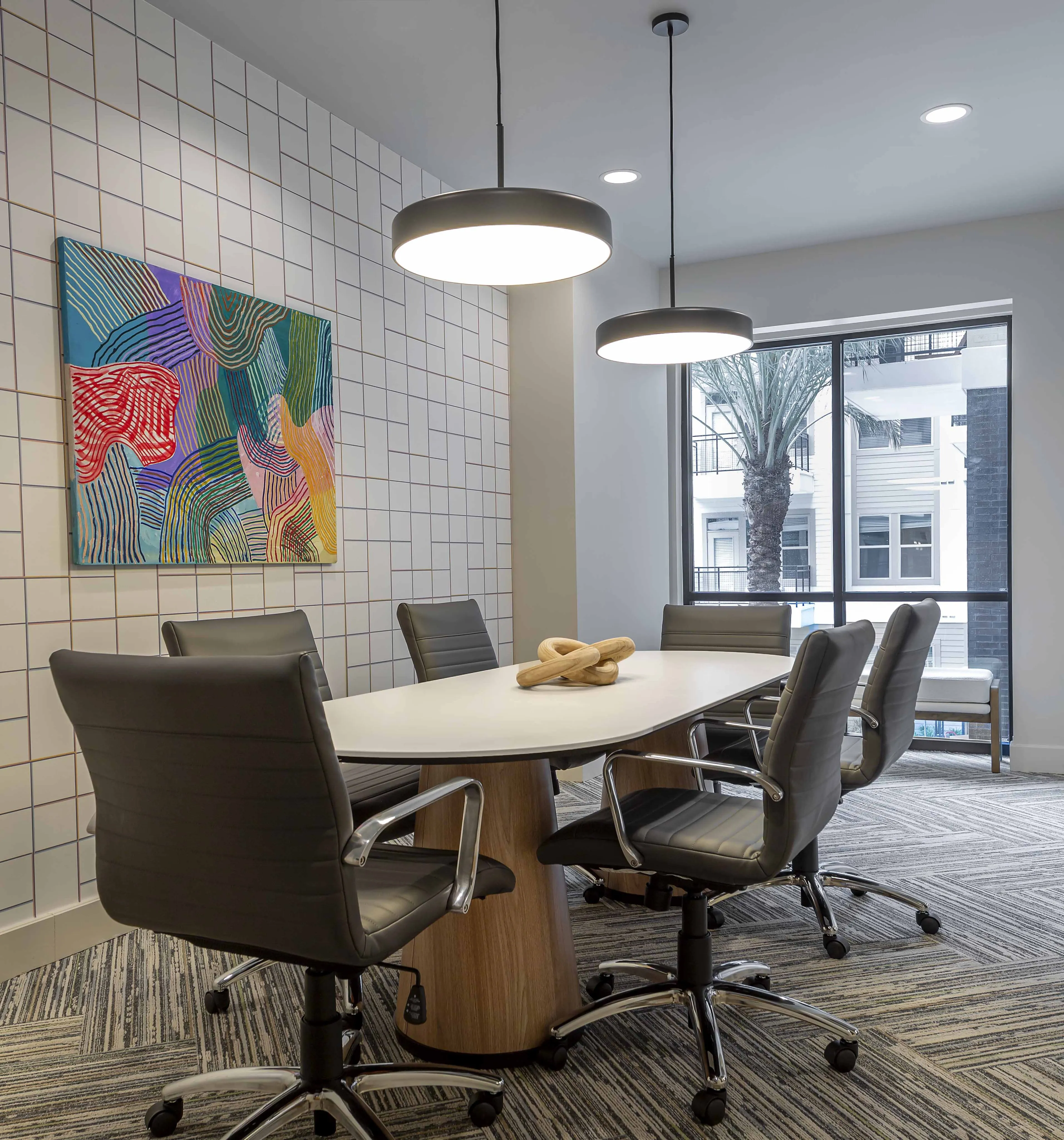private conference room modera garden oaks