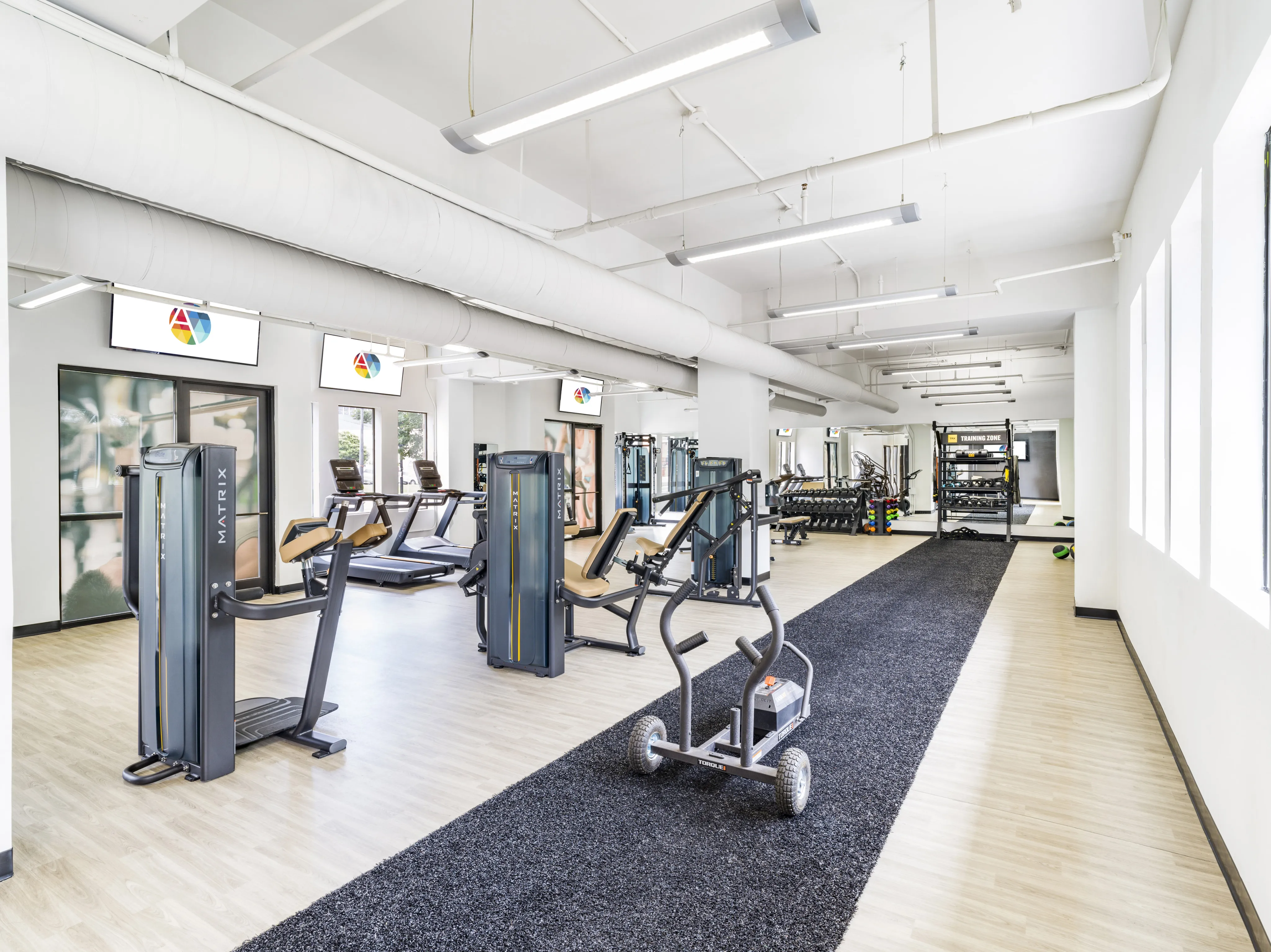 Image of fitness center gym at Alister Uptown Charlotte