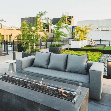 Resort-Inspired Rooftop Deck
