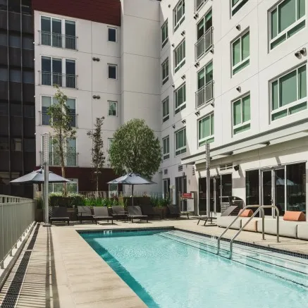 Axis outdoor pool and terrace