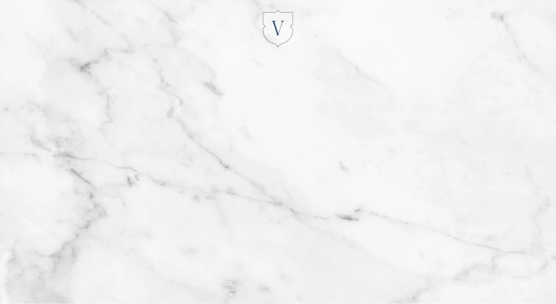 Marble background with v mark