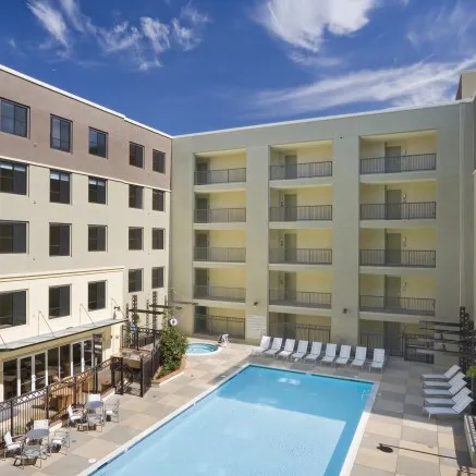 image of pool and lounge chairs