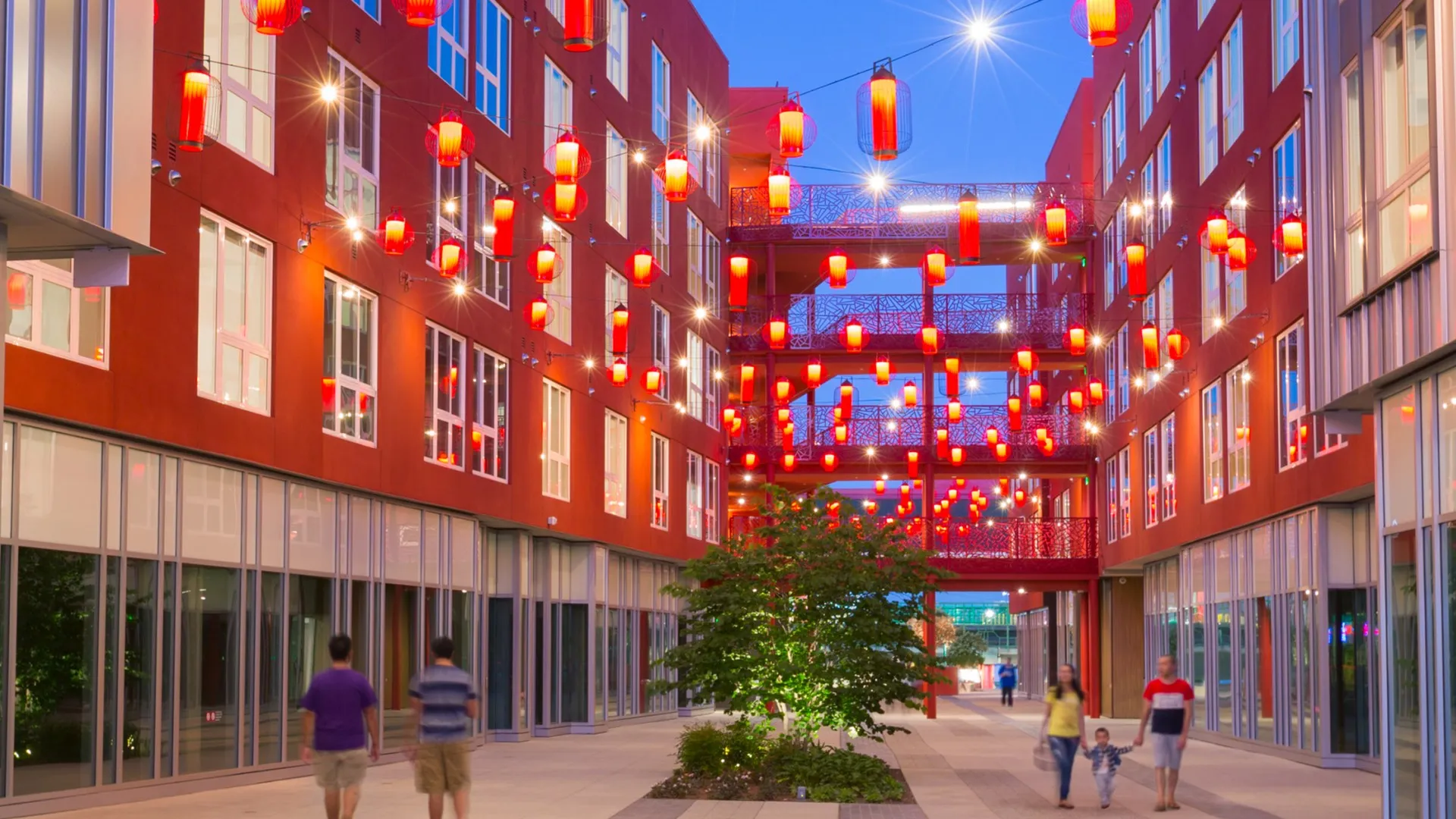 Blossom Plaza Lantern Image