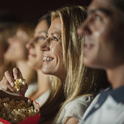 Image of couple at movie theater