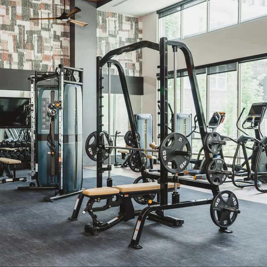 club quality fitness center at modera germantown apartment homes for rent in nashville tennessee