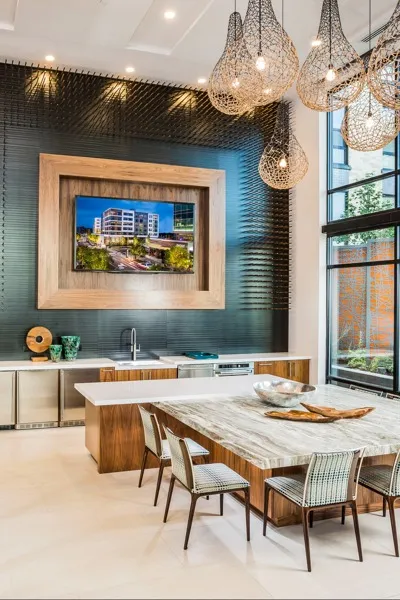 Modera Mosaic indoor amenity space