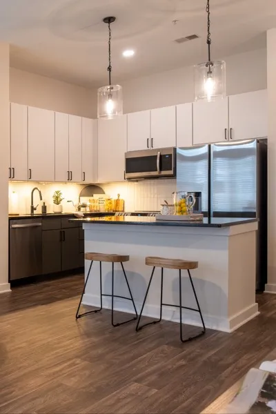 alister uptown model home kitchen apartment homes for rent in charlotte nc