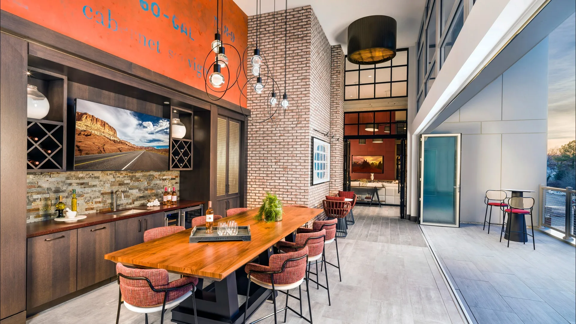 Modera Founders Row Amenity Space