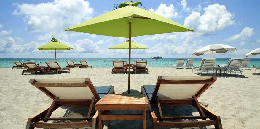 lounge chairs on beach modera edgewater apartment homes for rent in fl