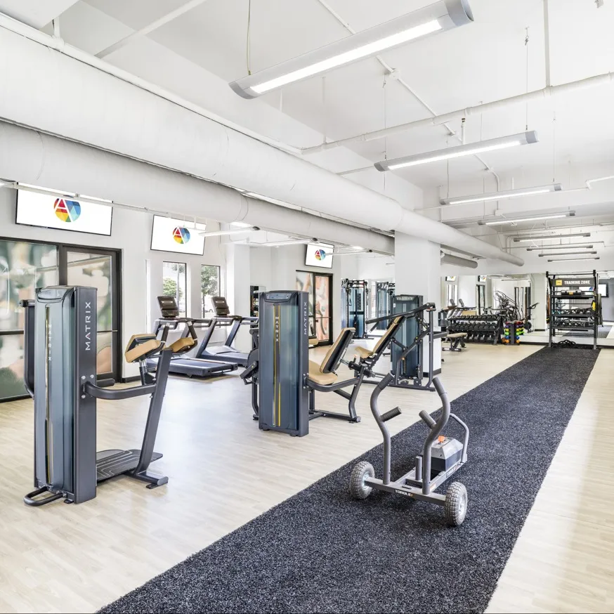 fitness center with machines and weights alister uptown apartment homes for rent in charlotte nc