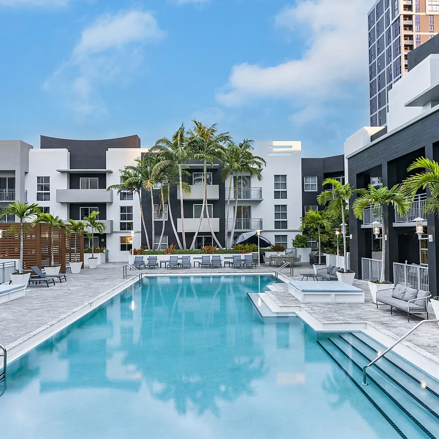 Hotel-inspired pool at Modera Douglas Station
