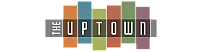 Vibrant logo design for The Uptown featuring colorful vertical bars and modern typography.