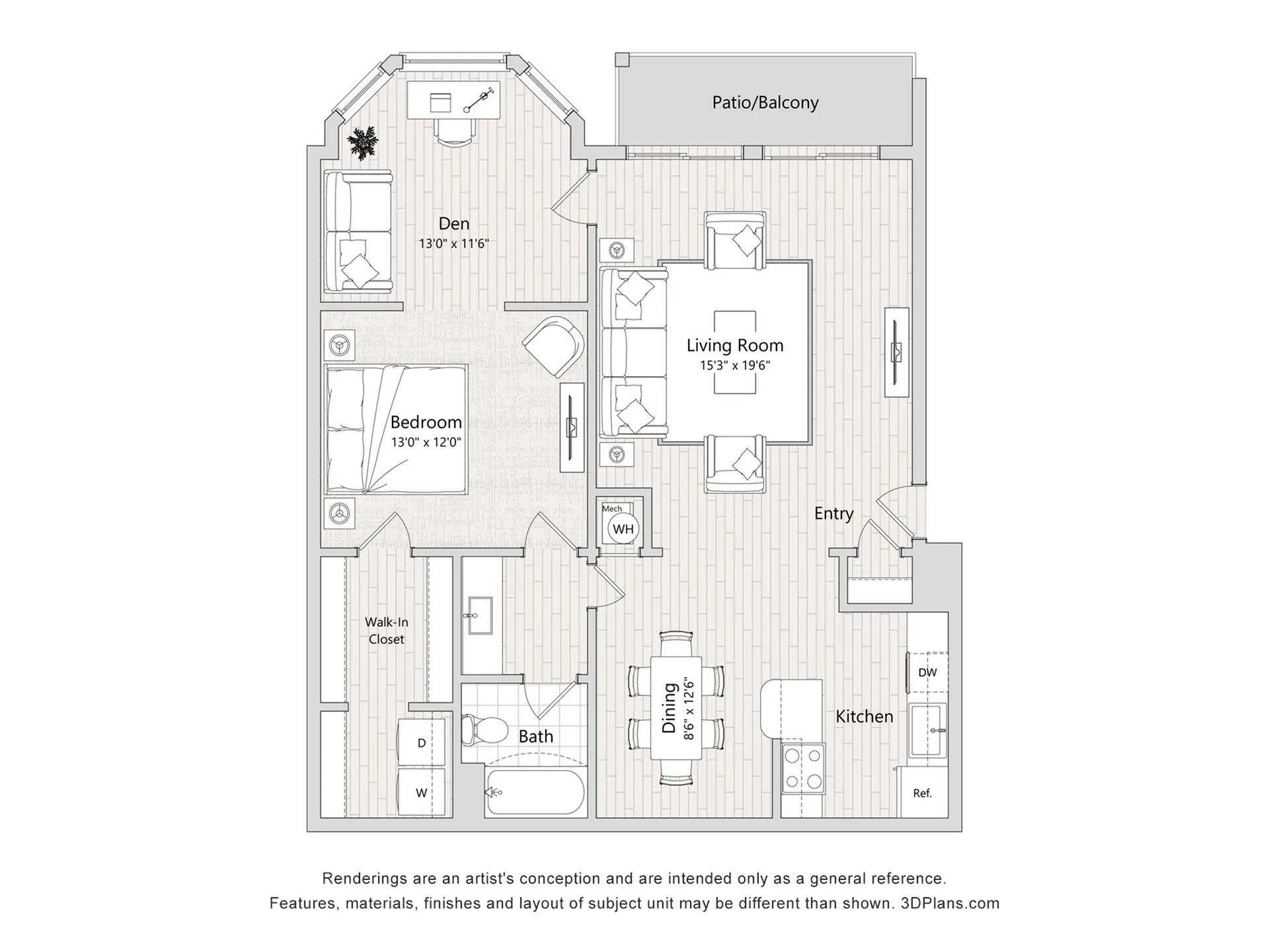 1-2 Bedroom Apartments, Kansas City | The Moxie Floor Plans