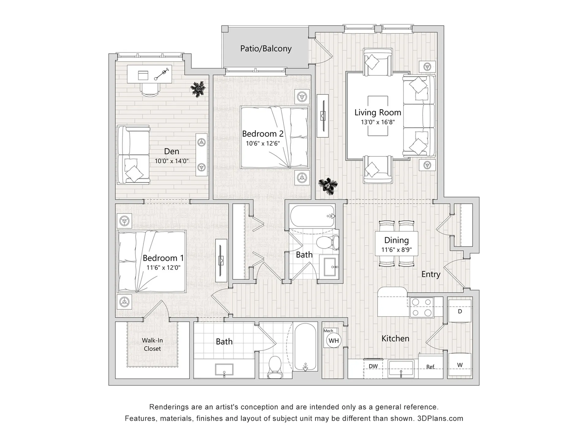 1-2 Bedroom Apartments, Kansas City | The Moxie Floor Plans