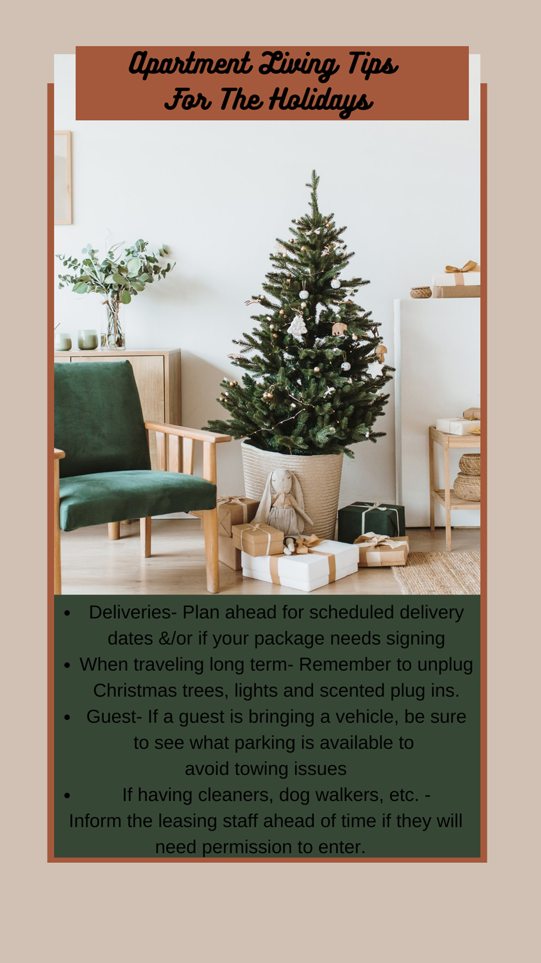 Apartment Living Tips For The Holidays-image
