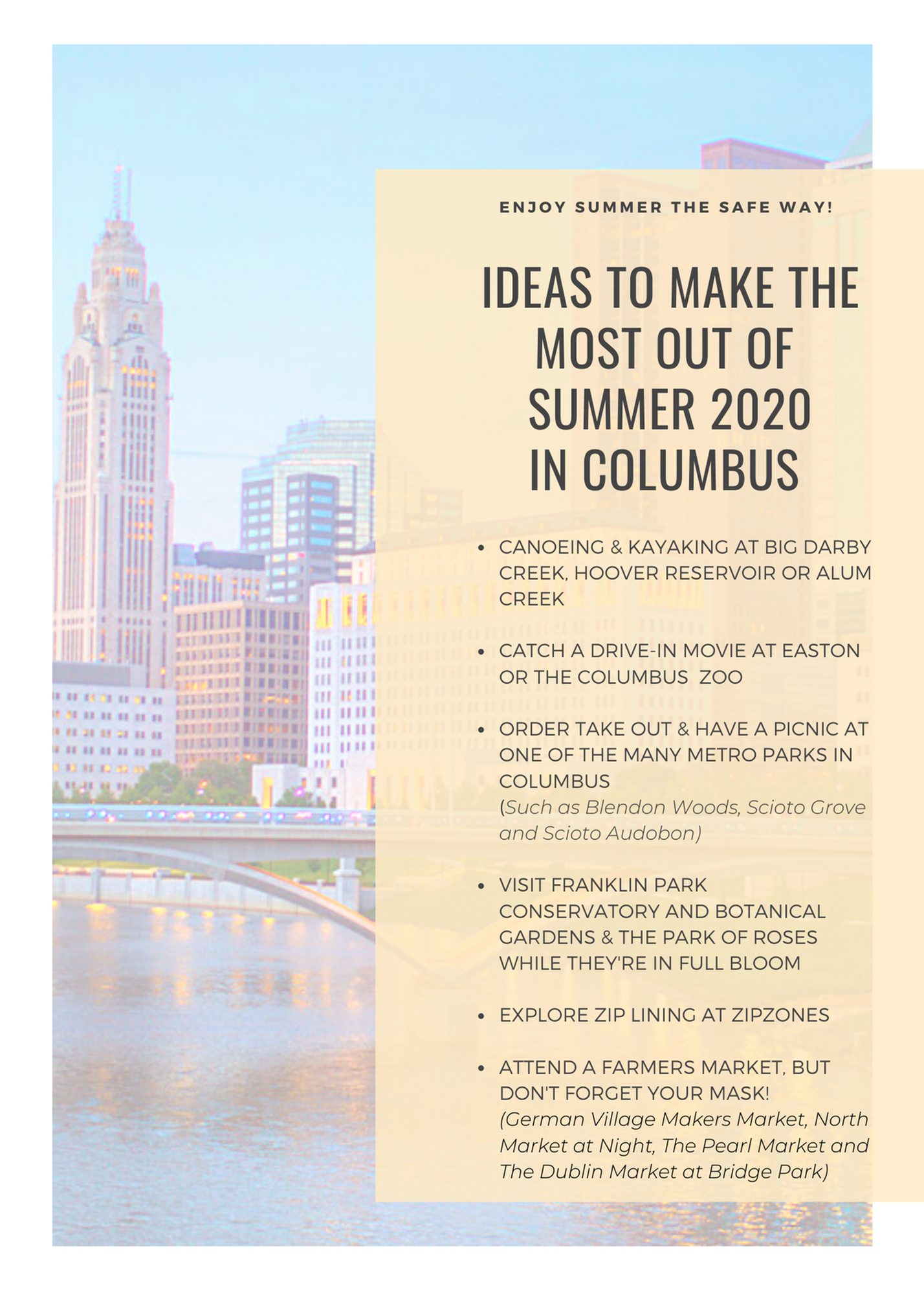 Safe, Summer Fun in Columbus!-image