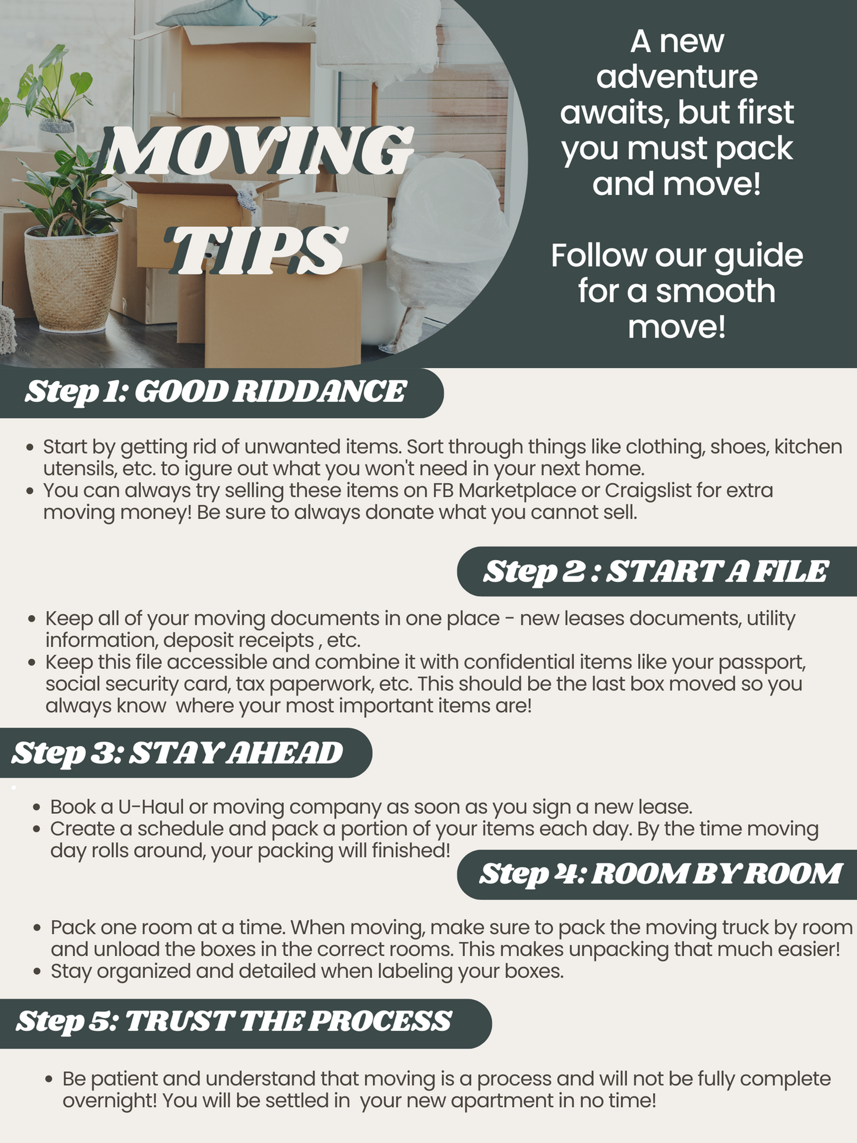 Moving this summer? Follow our guide to stay organized during your move!-image