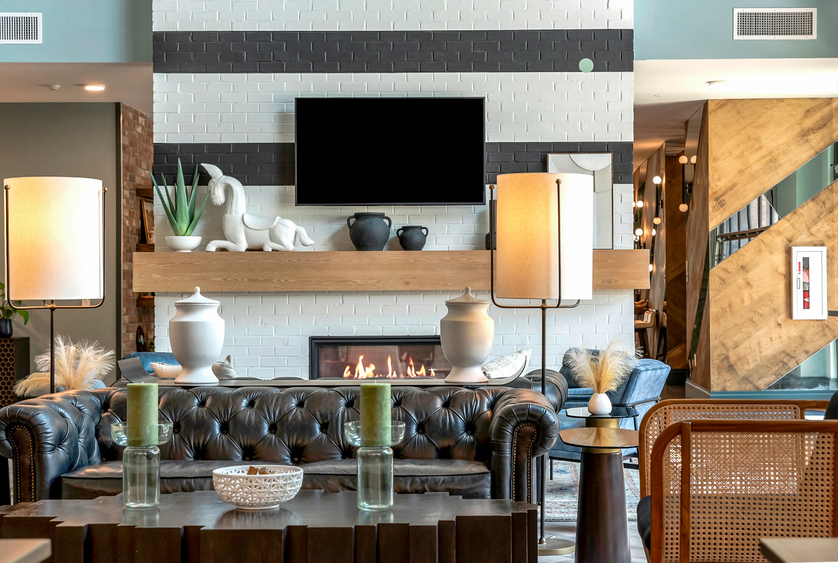 Clubhouse Fireplace