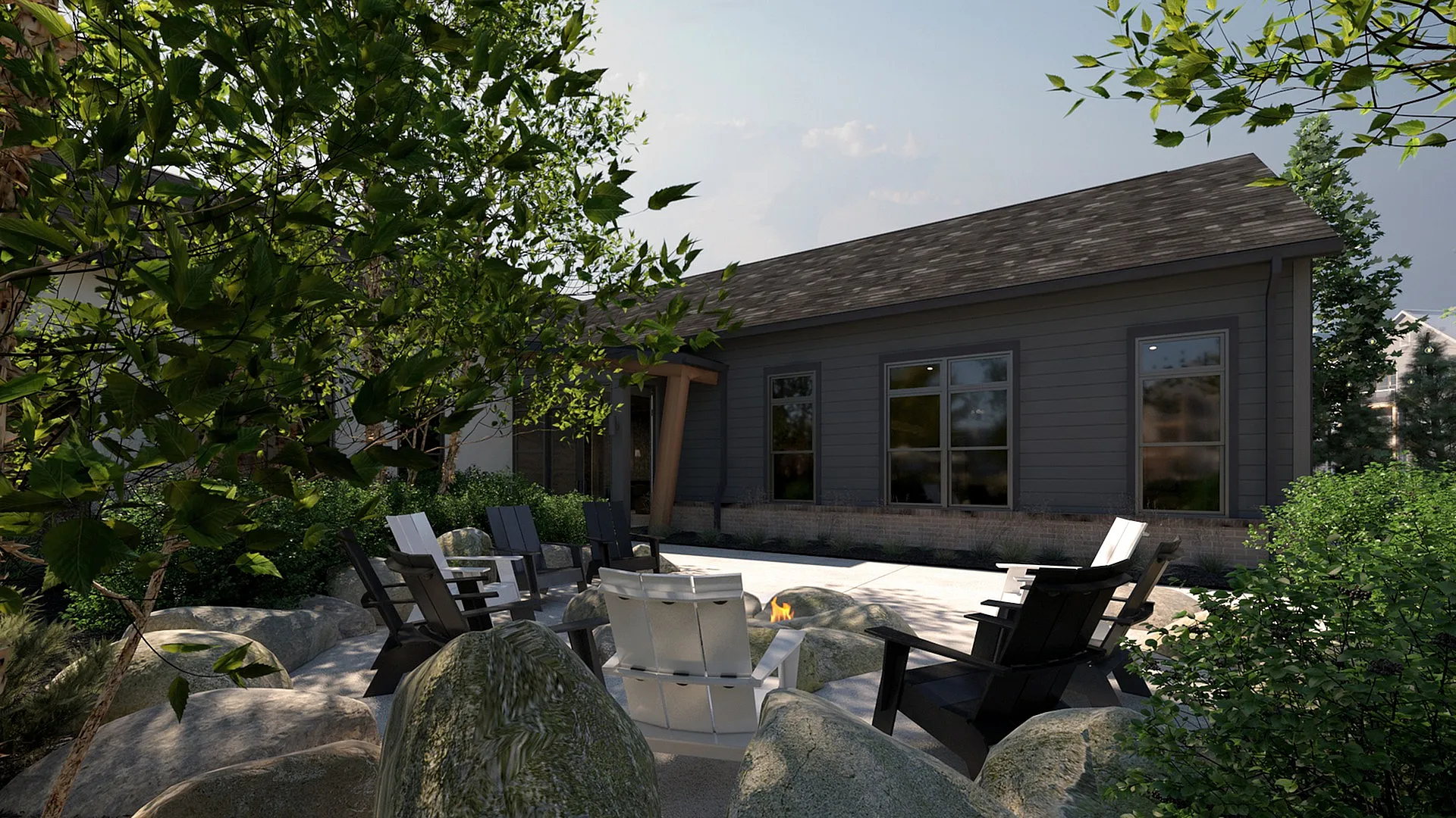 Cozy Firepit Area
