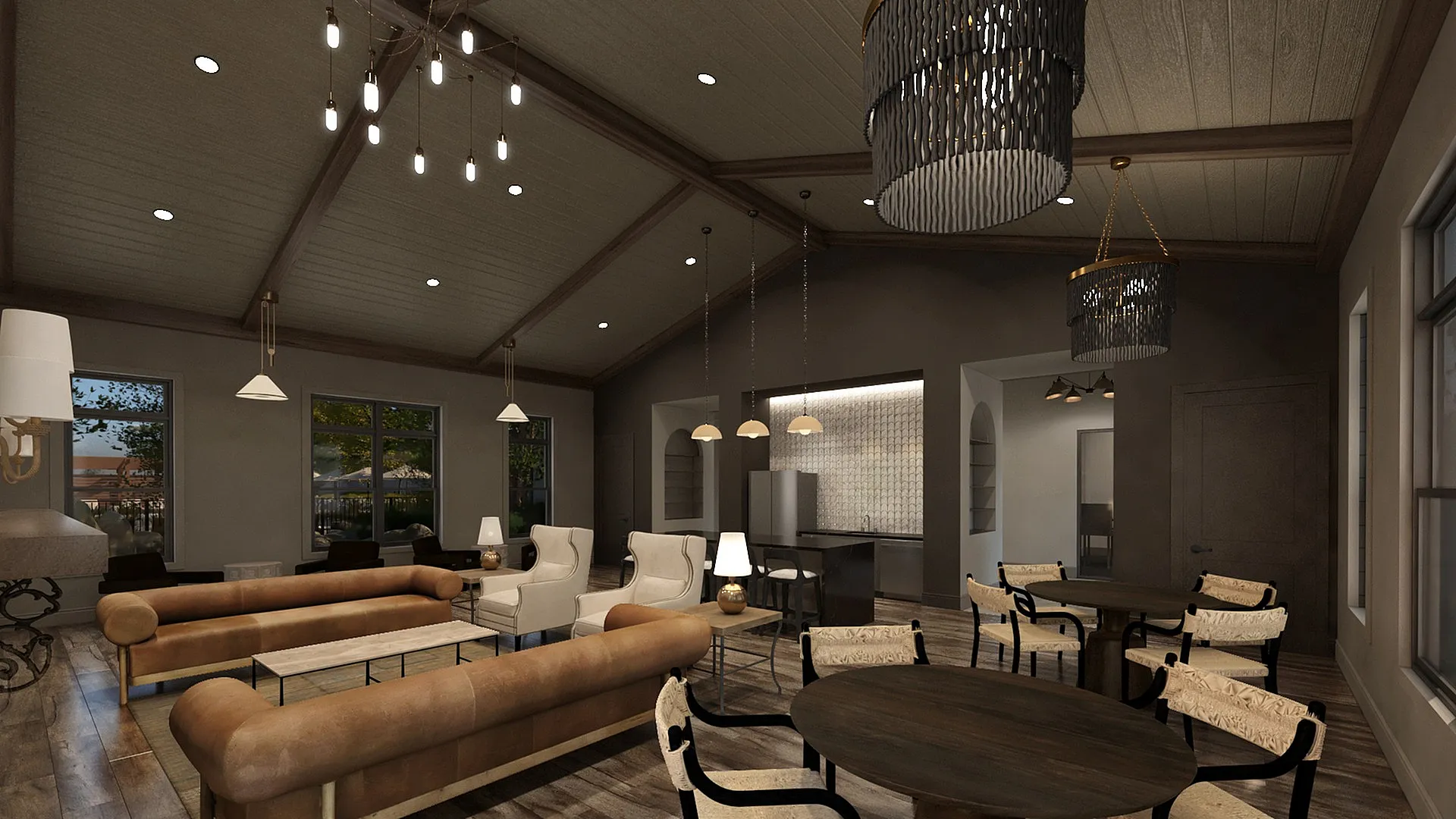 Clubhouse Lounge, Kitchen and Event Space