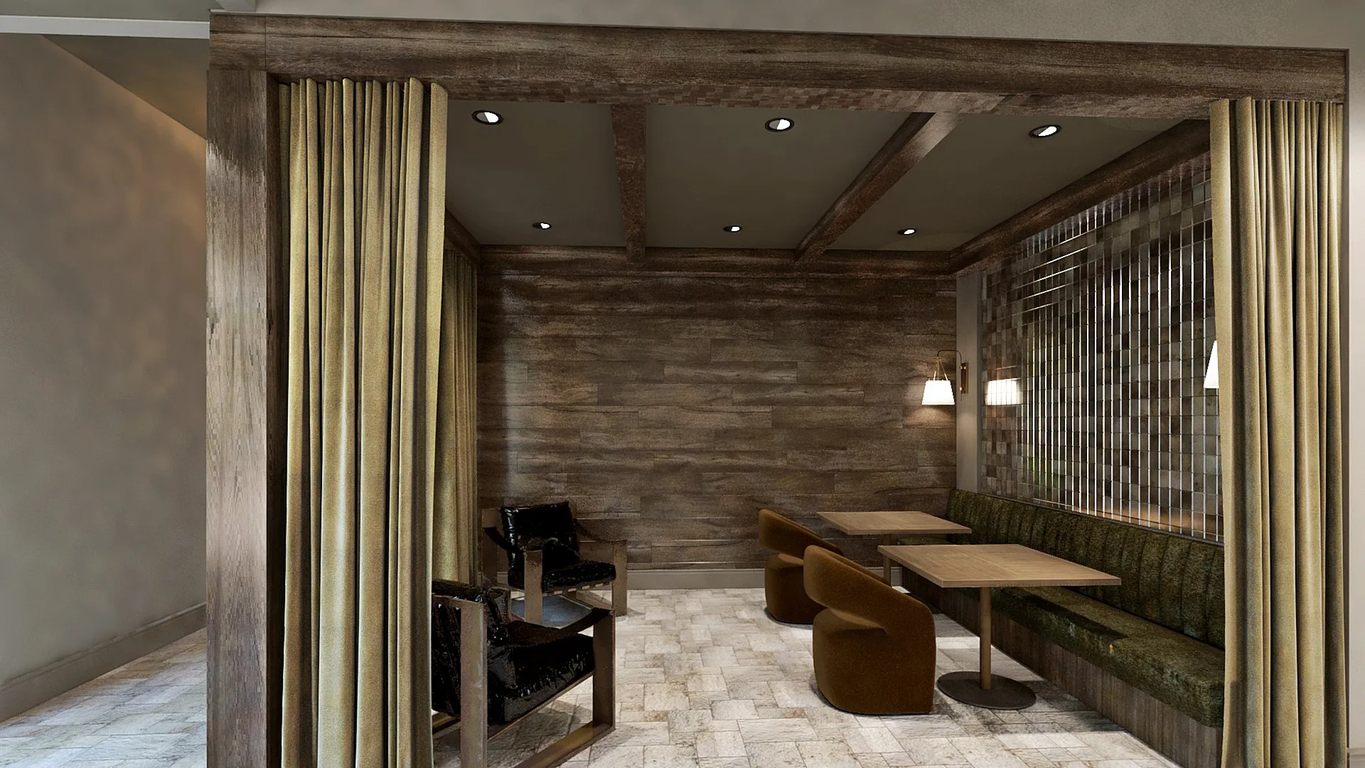 Private Lounge Area in the Clubhouse