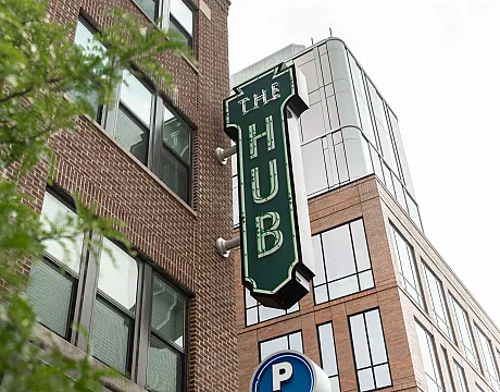 The Hub Sign