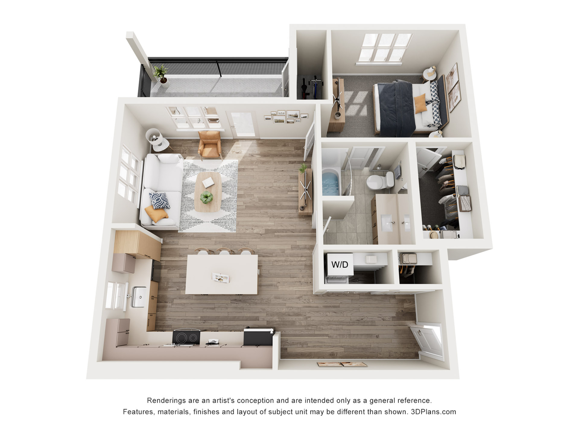 A1 1 Bed 1 Bath In Boise 804 Sq Ft