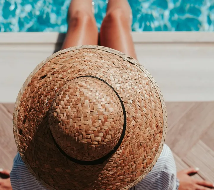 Girl at pool