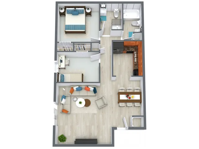 Elm floorplan